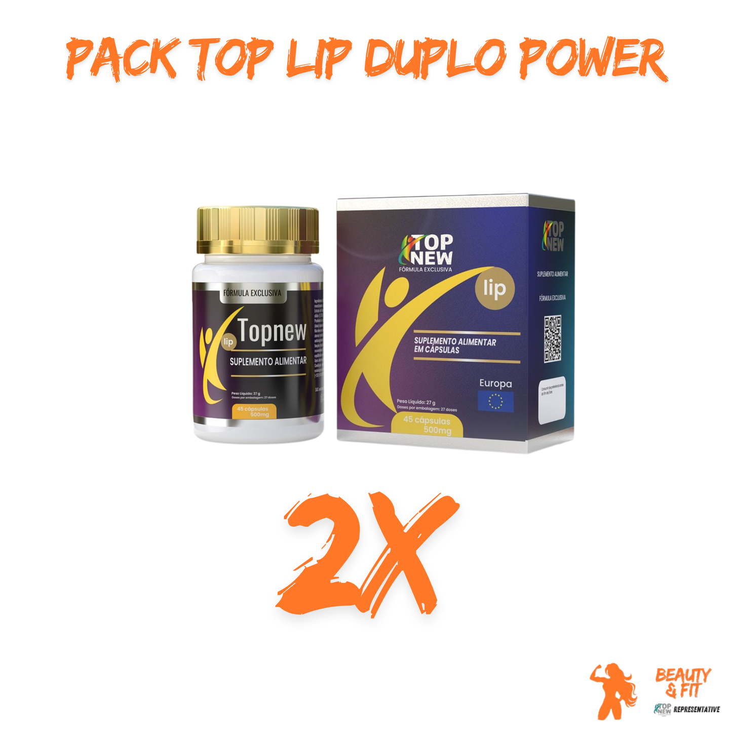 Pack Top Lip Duplo Power