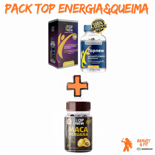 Pack Top Energia&Queima – Emagreça com Vitalidade