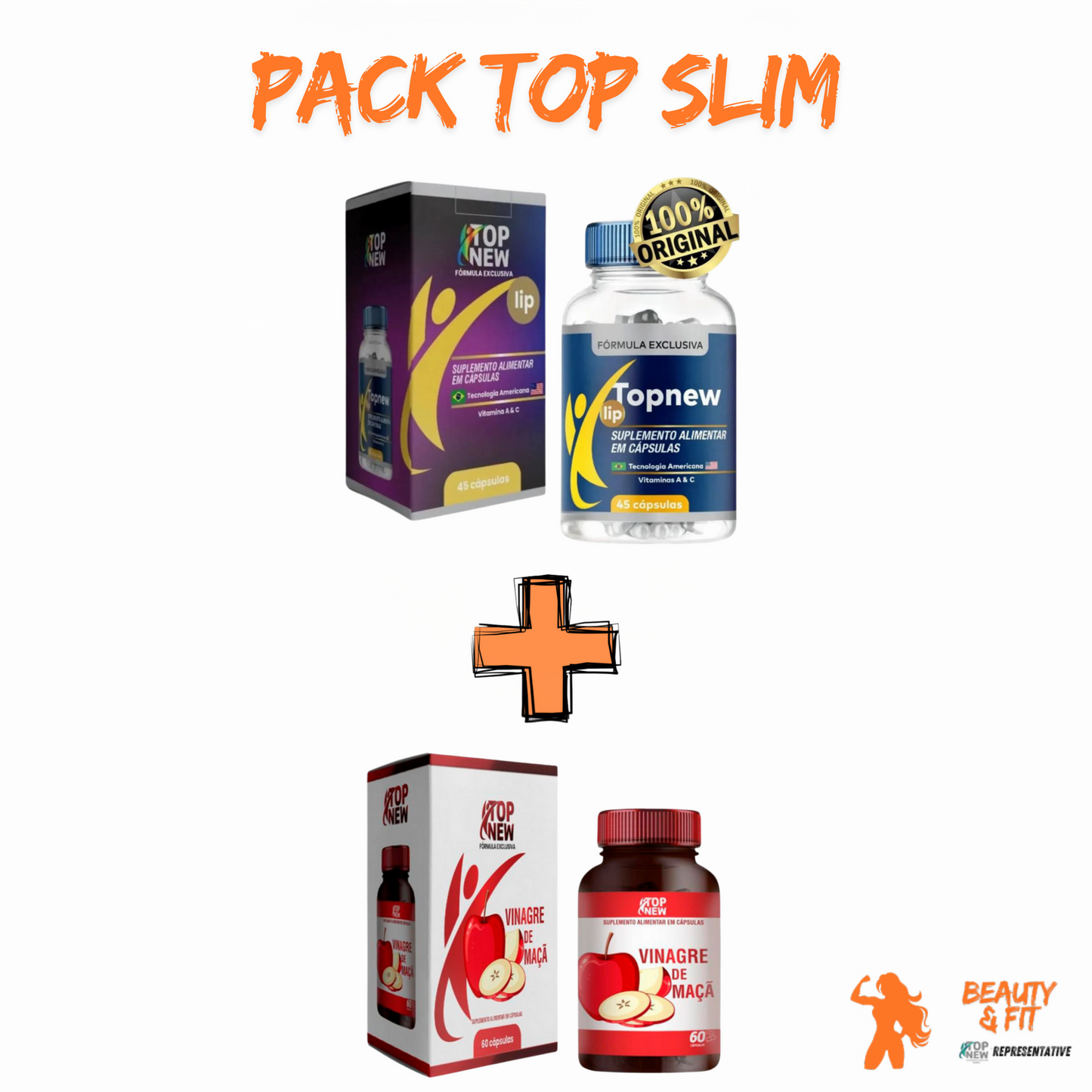 Top Slim Pack - TopNew Lip + Vinagre de manzana