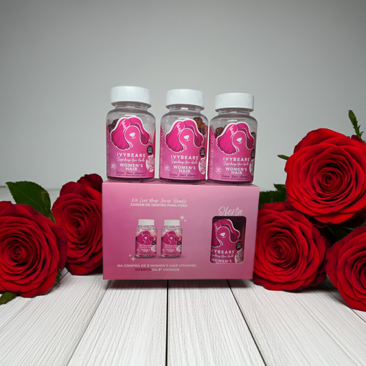 Pack IvyBears Hair Vitamins for Woman (3 un)