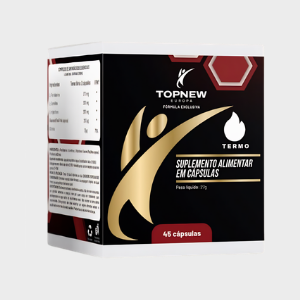 TopNew Termogénico — Fórmula Exclusiva com L-Carnitina, Guaraná e Crómio | 45 Cápsulas