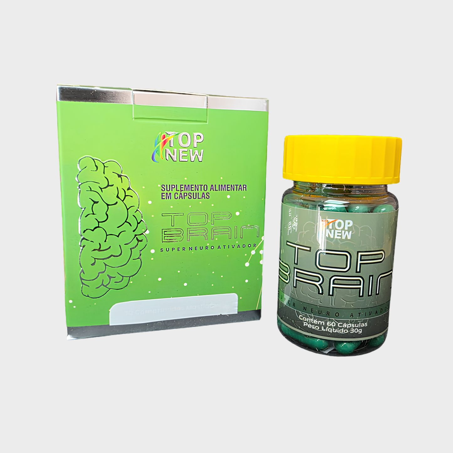 Top Brain — Supplement for Focus, Mental Energy & Cognitive Performance | 60 Capsules