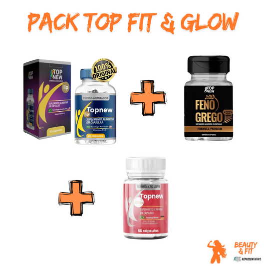Pack Top Fit&Glow – Queima, Tonifica e Rejuvenesce
