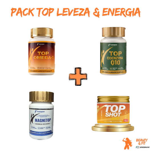 Lightness & Energy Pack — Omega-3, Coenzyme Q10, Top Shot, and Magnetop