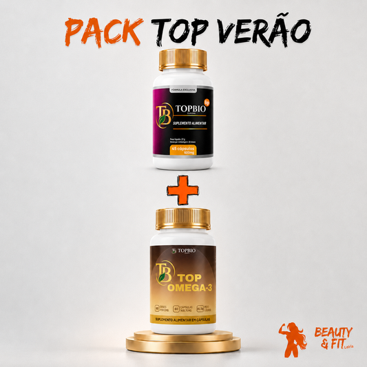 Pack Top Verão — TopBio Lip e Ómega-3