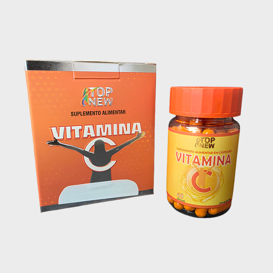 TopNew Vitamin C + E — Antioxidant, Immunity & Skin Beauty | 60 Capsules