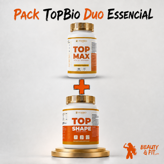 Pack TopBio Duo Essencial — Top Max e Top Shape
