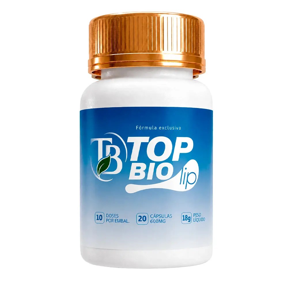 TopBio Lip Mini — Suplemento Alimentar para Equilíbrio e Bem-Estar | 20 Cápsulas