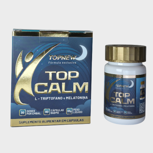 Top Calm — Suplemento para Relaxamento, Equilíbrio Emocional e Qualidade do Sono | TopNew