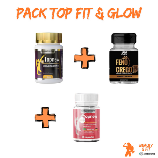 Pack Top Fit&Glow – Queima, Tonifica e Rejuvenesce