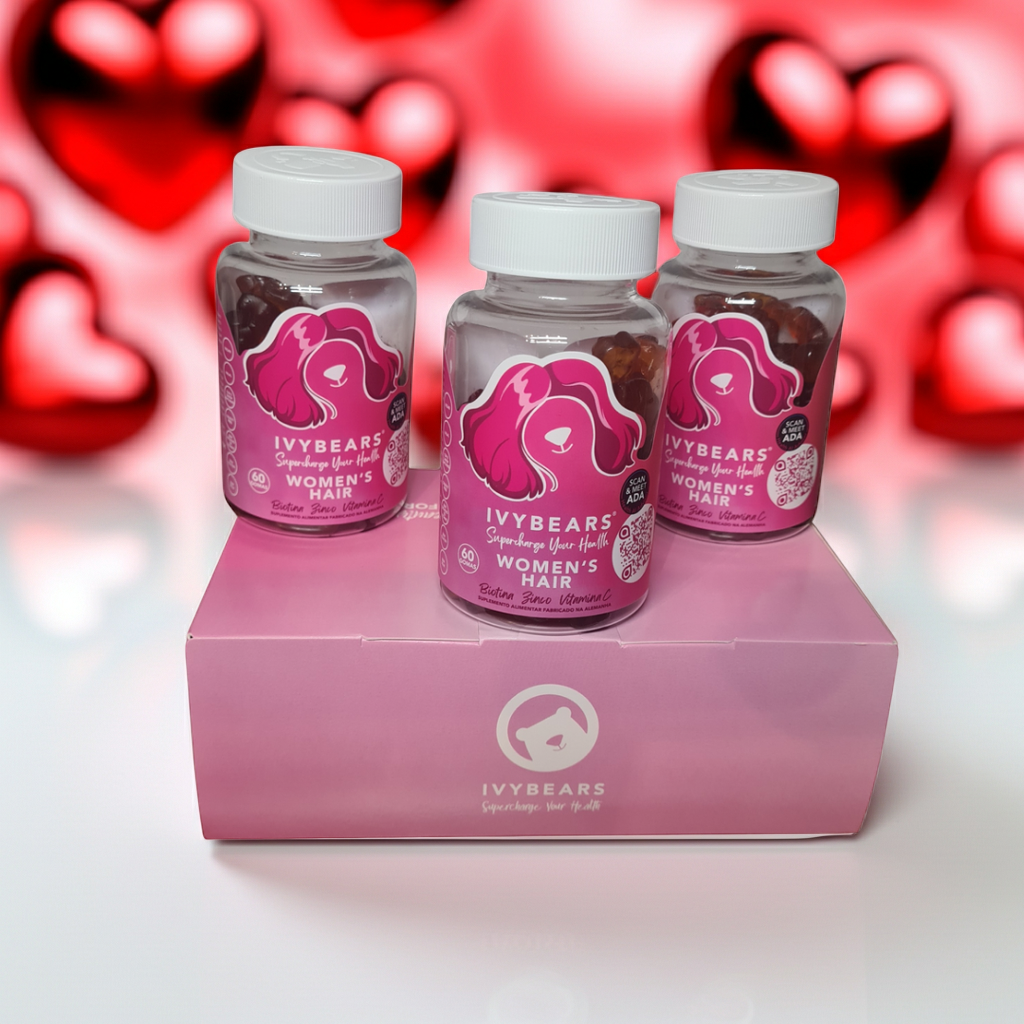 Pack IvyBears Hair Vitamins for Woman (3 un)