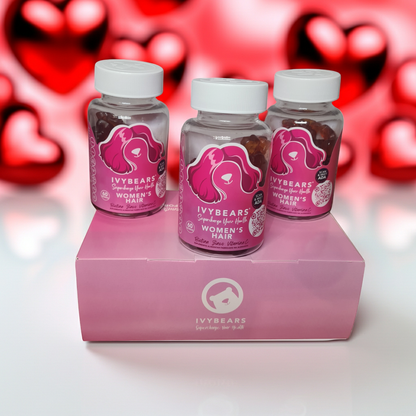 Pack IvyBears Hair Vitamins for Woman (3 un)